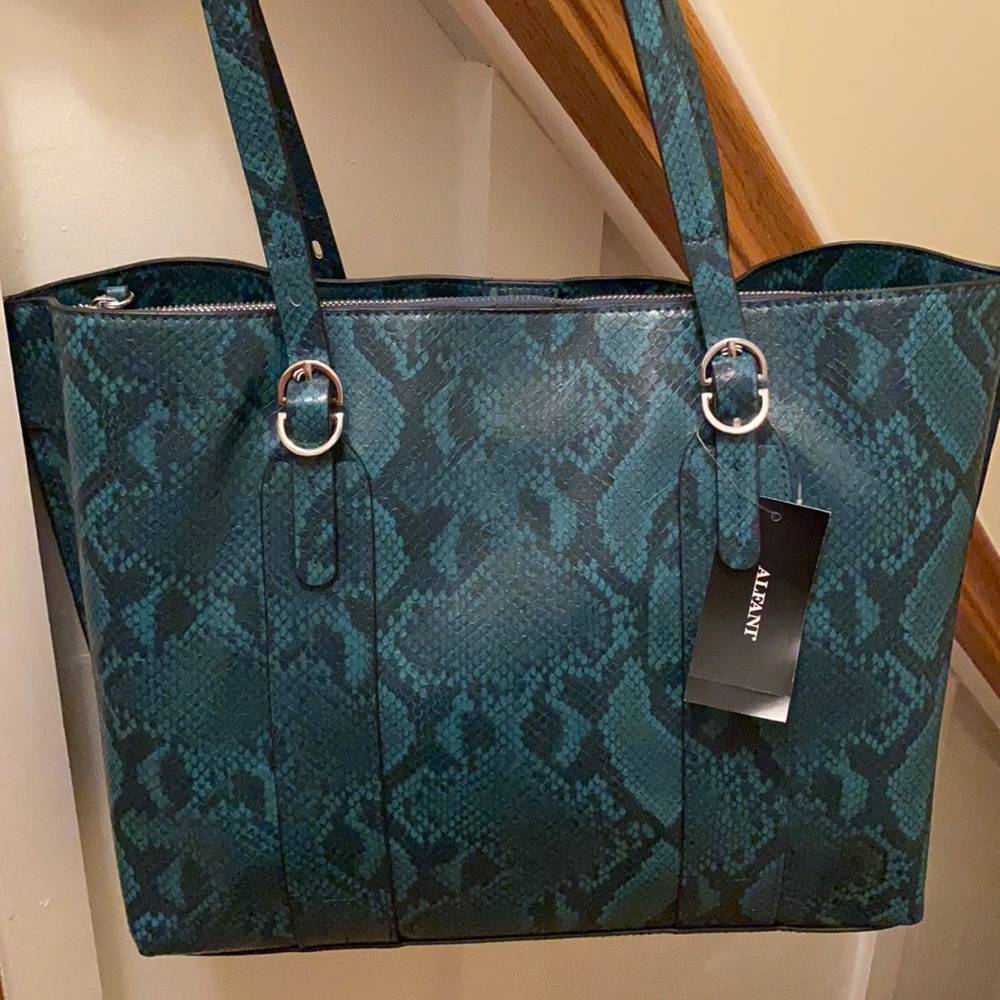 Alfani PU leather tote